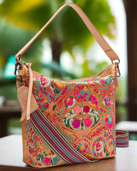 Consuela Hobo Handbag - Bronzer