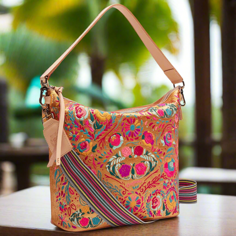 Consuela Hobo Handbag - Bronzer