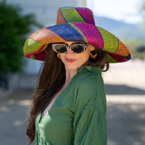 Grace Straw Hats - Caribbean Swirl