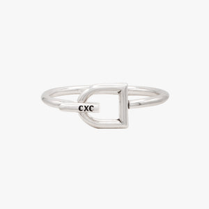 CXC Stirrup Bracelet - Silver