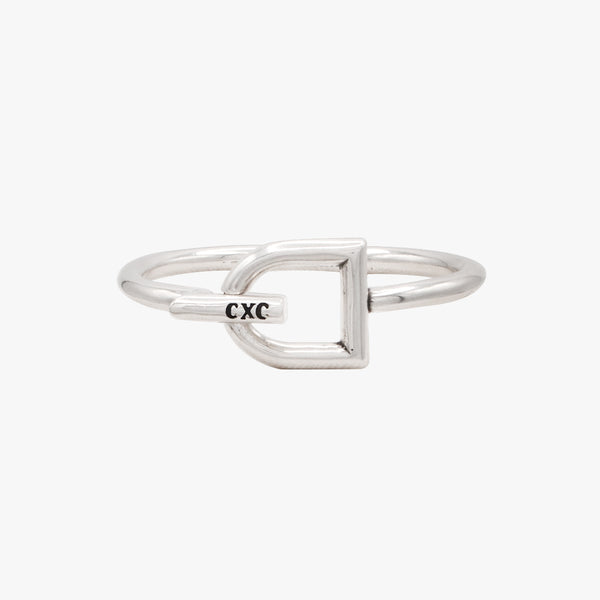 CXC Stirrup Bracelet - Silver