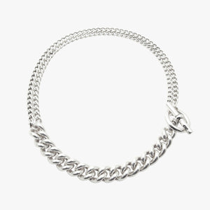 CXC Barracus Choker Necklace - Silver