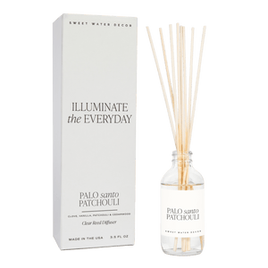 Palo Santo Patchouli Clear Reed Diffuser