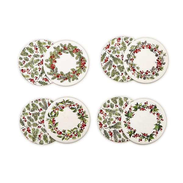 Merry Berry Coasters - Set of 24