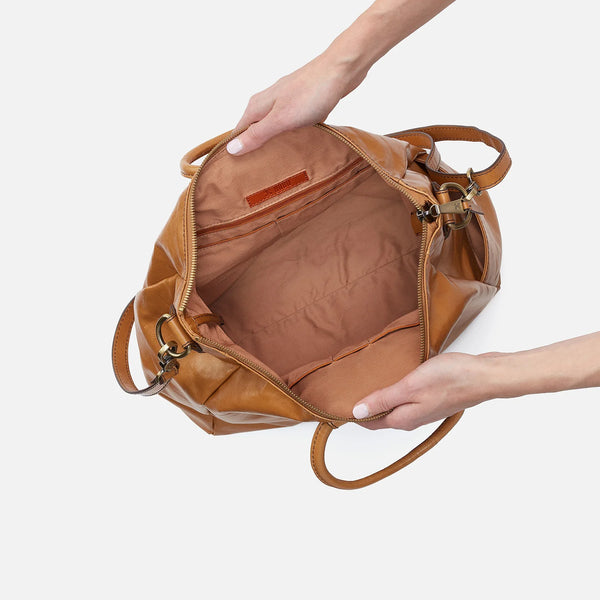 HOBO Sheila Large Satchel - Natural