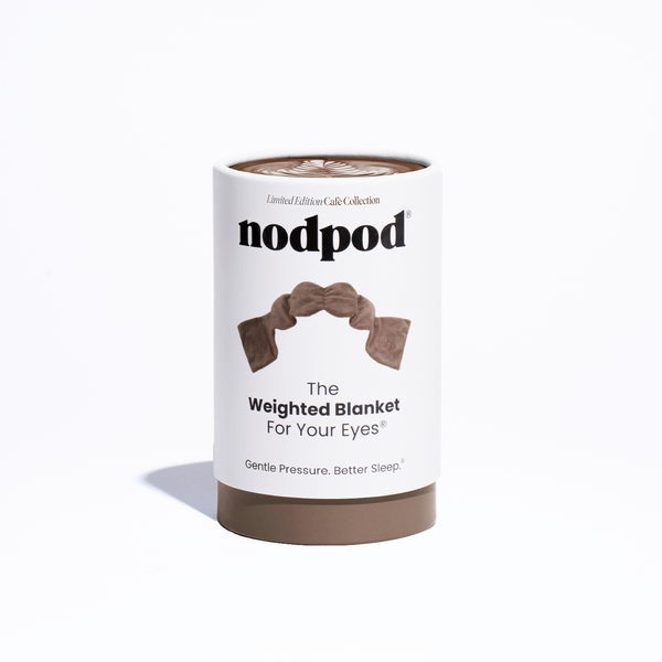 nodpod Weighted Sleep Mask - Mocha Eye Mask