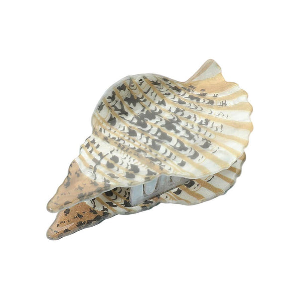 Trumpet Sea Shell Hair Claw Clip