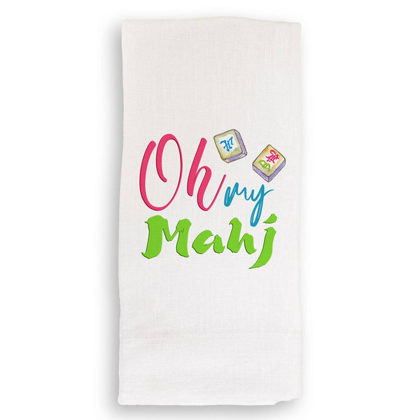 Oh My Mahj Kitchen Towel
