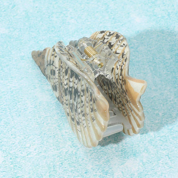 Trumpet Sea Shell Hair Claw Clip