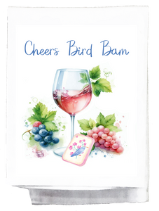 Mahjong Cheers Bird Bam Kitchen Towel