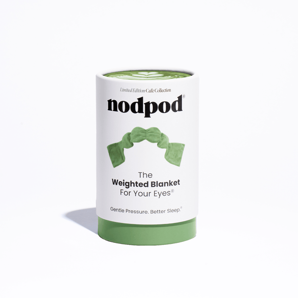 nodpod Weighted Sleep Mask - Matcha Eye Mask