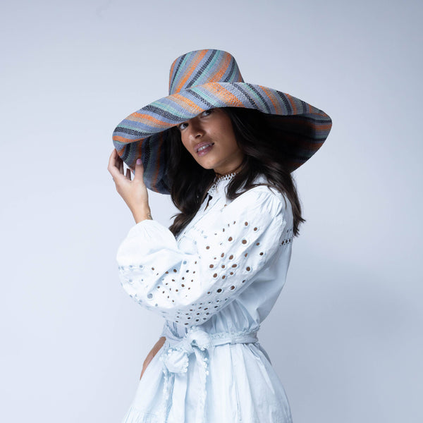 Grace Straw Hat - Cloudberry Swirl