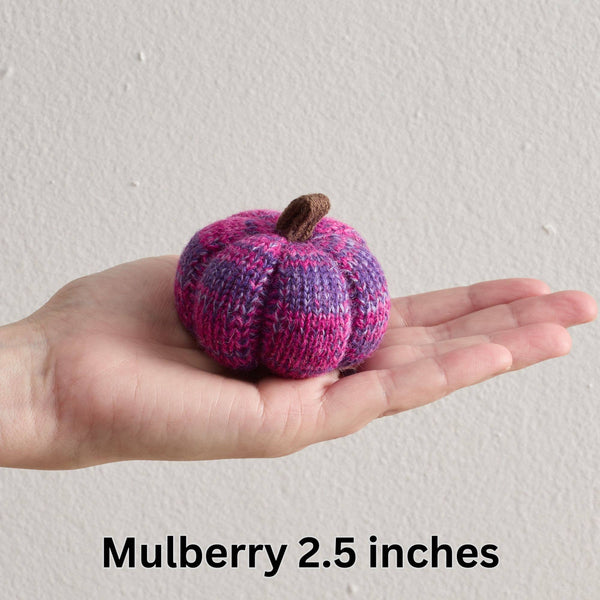 Cozy Knit Pumpkins - Cobblestone (S)