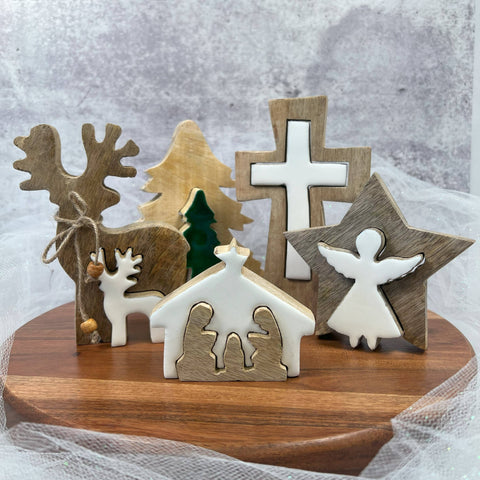 Wooden Christmas Puzzle