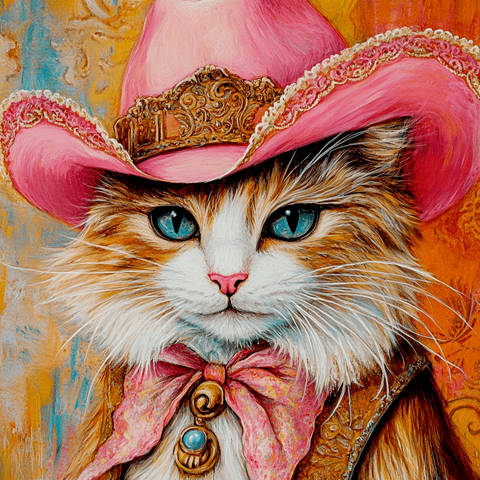 Miss Kitty Wall Art Print