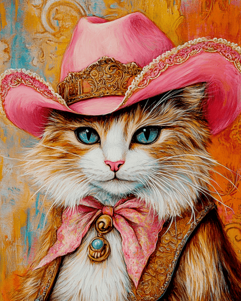 Miss Kitty Wall Art Print