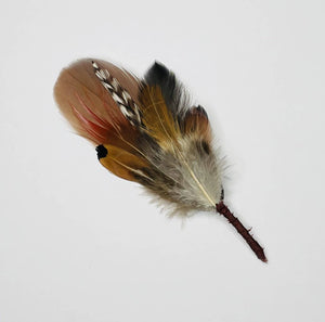 Feather Hat Pin -  Why