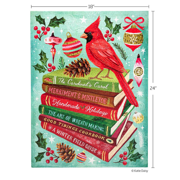 Holiday Bookclub Gold Foil Puzzle