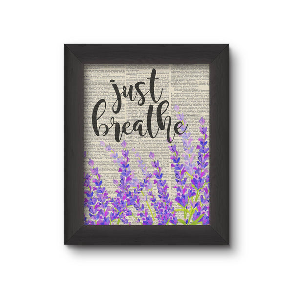 Just Breathe Book Print