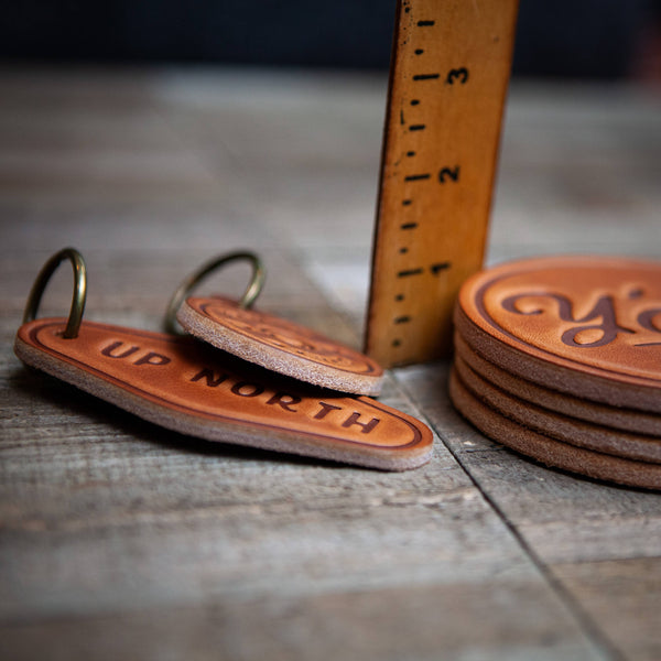 Easily Distracted By Cats Leather Coaster