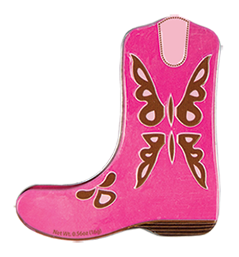 Cowboy Boot Shaped Mint Tin