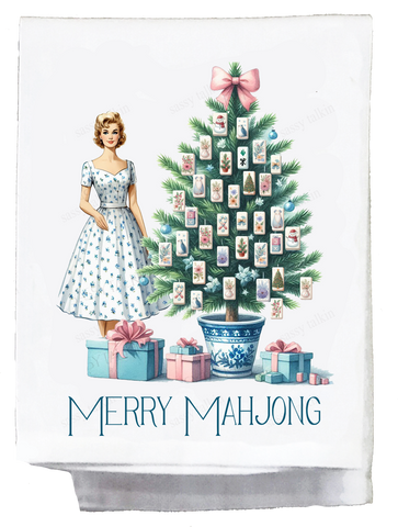 Mahjong Merry Mahjong Kitchen Towel
