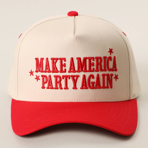Make America PARTY Again Baseball Hat