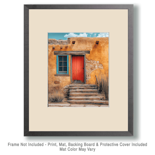 Adobe House Wall Art Print