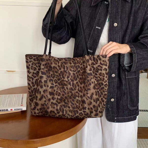 Leo Suede-Like Microfiber Tote