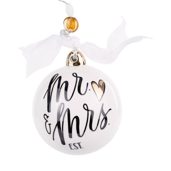 Mr. & Mrs. Wedding Ornament