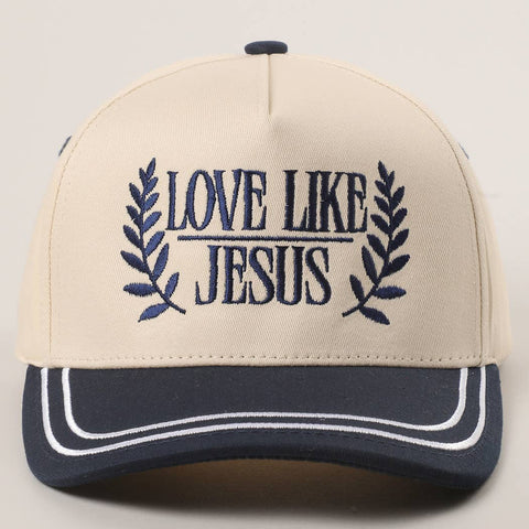 Love Like Jesus Embroidered Baseball Hat