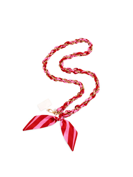Striped Crossbody Phone Chain