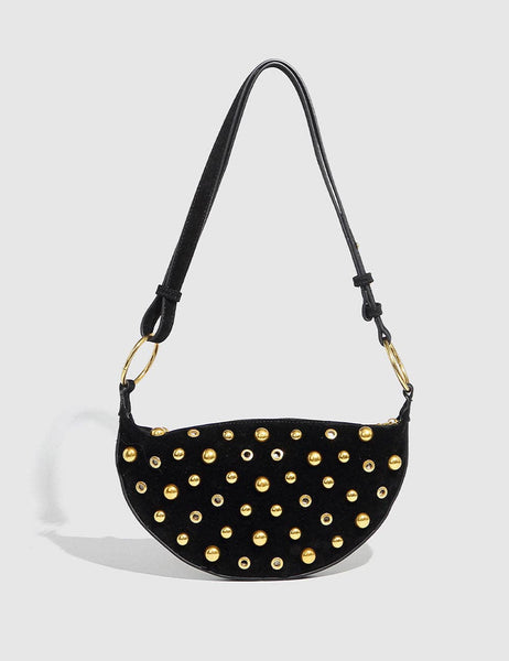 Studded Shoulder Sling Bag