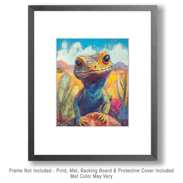 Arizona Lizard Wall Art Print