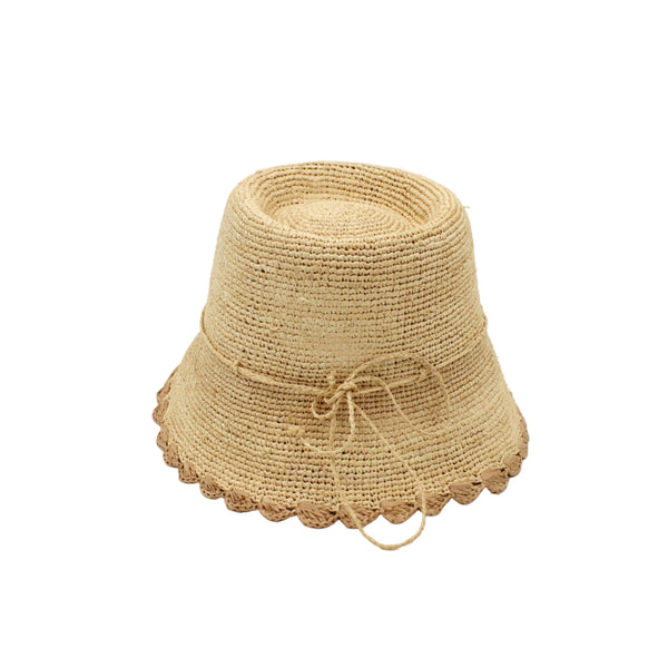 Crochet Bucket Straw Hats