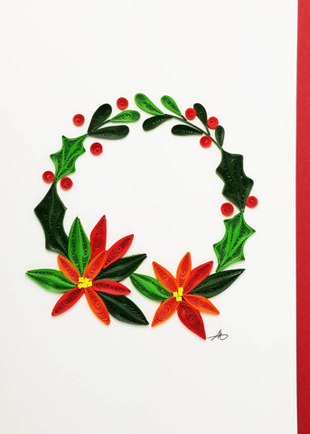 Christmas Wreath Greeting Card