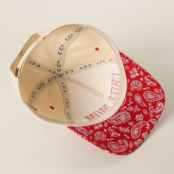 Chill Mom Paisley Baseball Hat