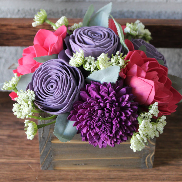 Royal Purples Floral Arrangement