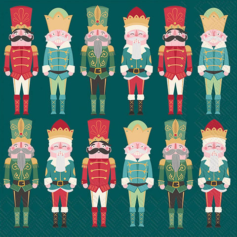 Nutcrackers Christmas Cocktail Napkins