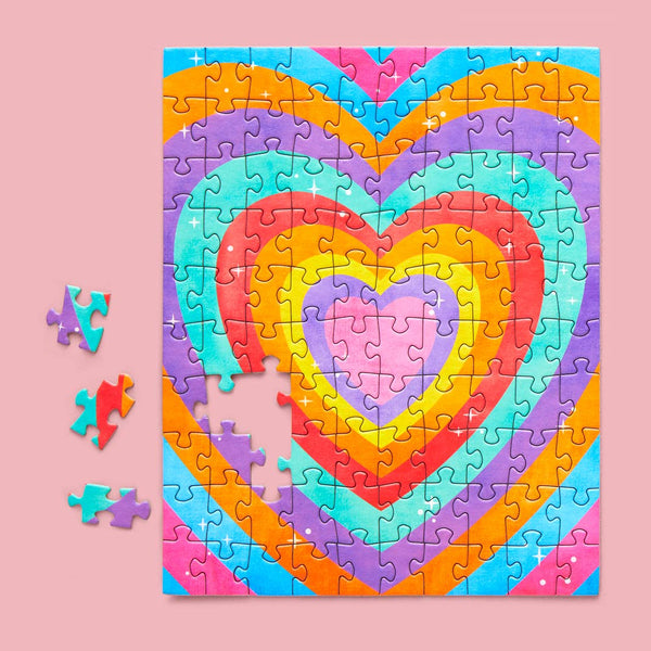 Rainbow Heart Puzzle Snax