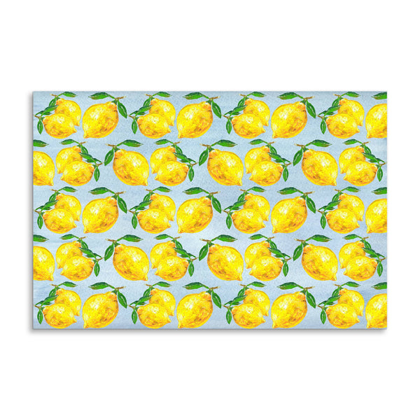 Many Lemons Paper Placemats