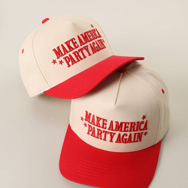 Make America PARTY Again Baseball Hat