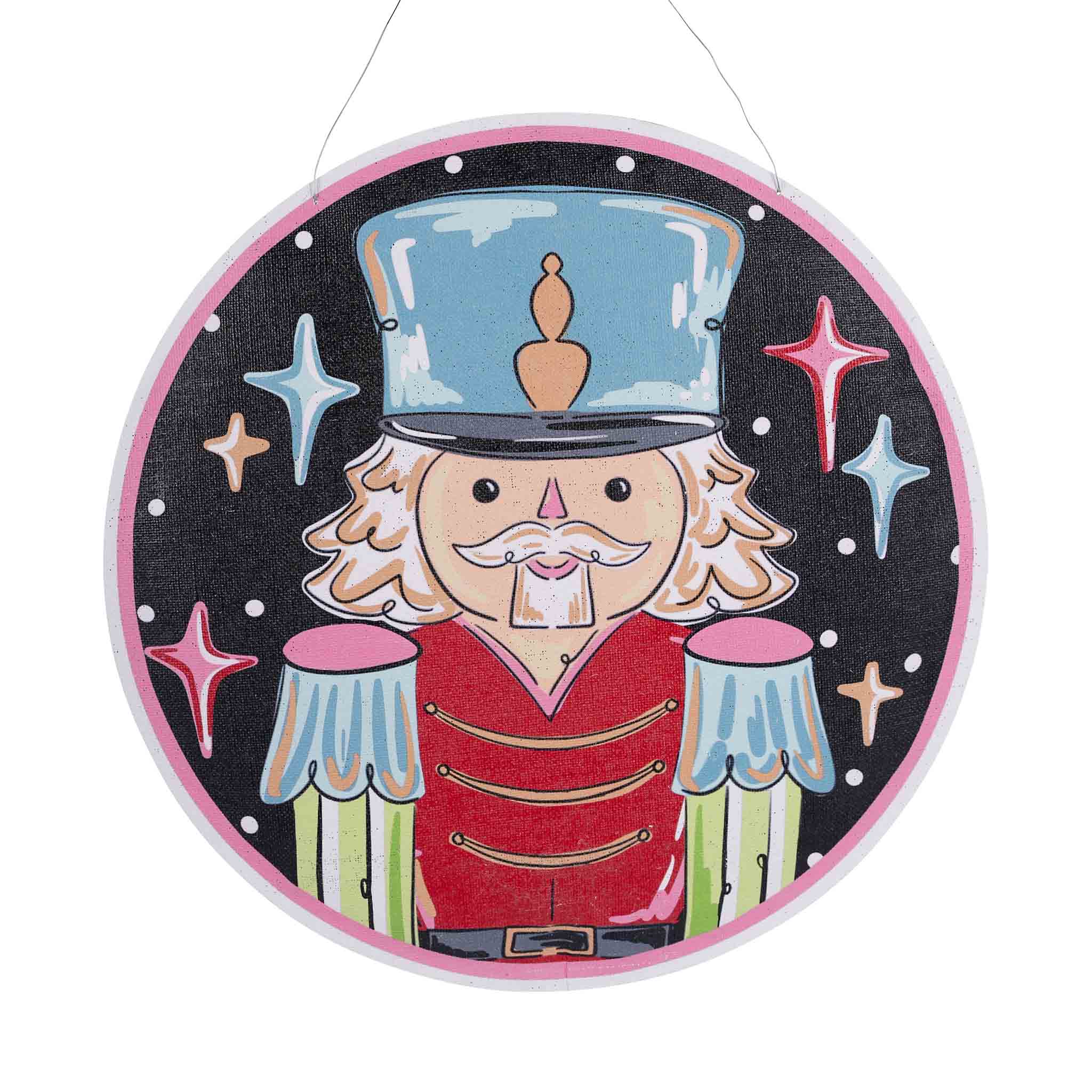 Nutcracker/Disco Ball Burlee Door Hanger