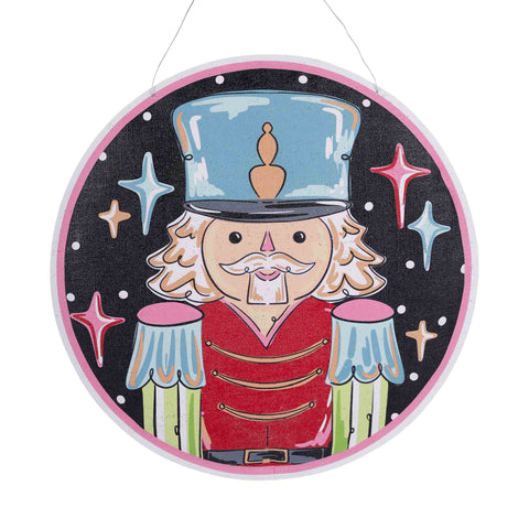Nutcracker/Disco Ball Burlee Door Hanger