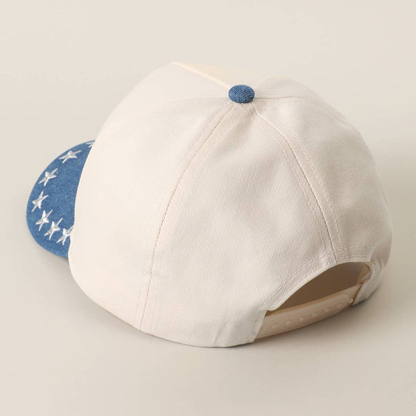 USA Patch Denim Star Baseball Hat