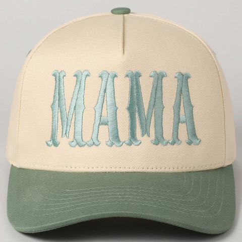 Mama Embroidery Baseball Cap