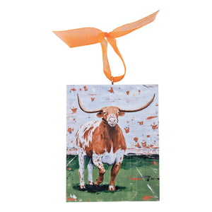 Texas Bevo Block Ornament