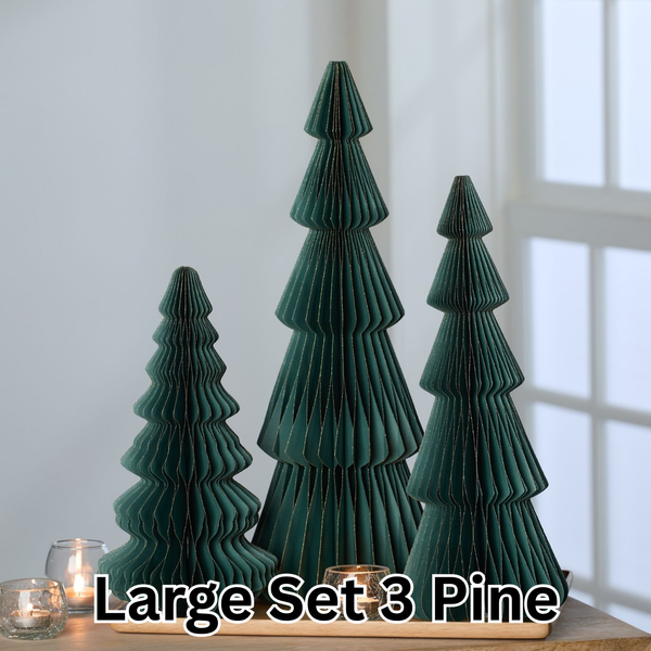 Honeycomb Paper Tree - Set of 3 Medium