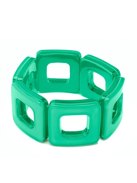 Block Resin Bracelet