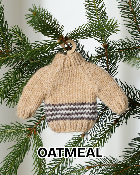 Mini Hand Knit Sweater Garland